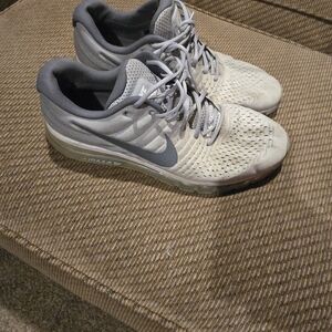 Nike Gray and White Athletic Shoes
